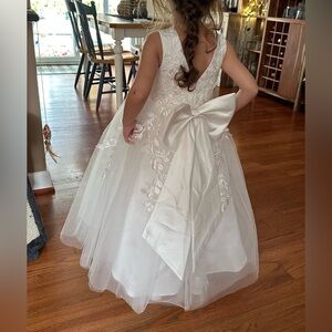Flower Girl Dress with Bow